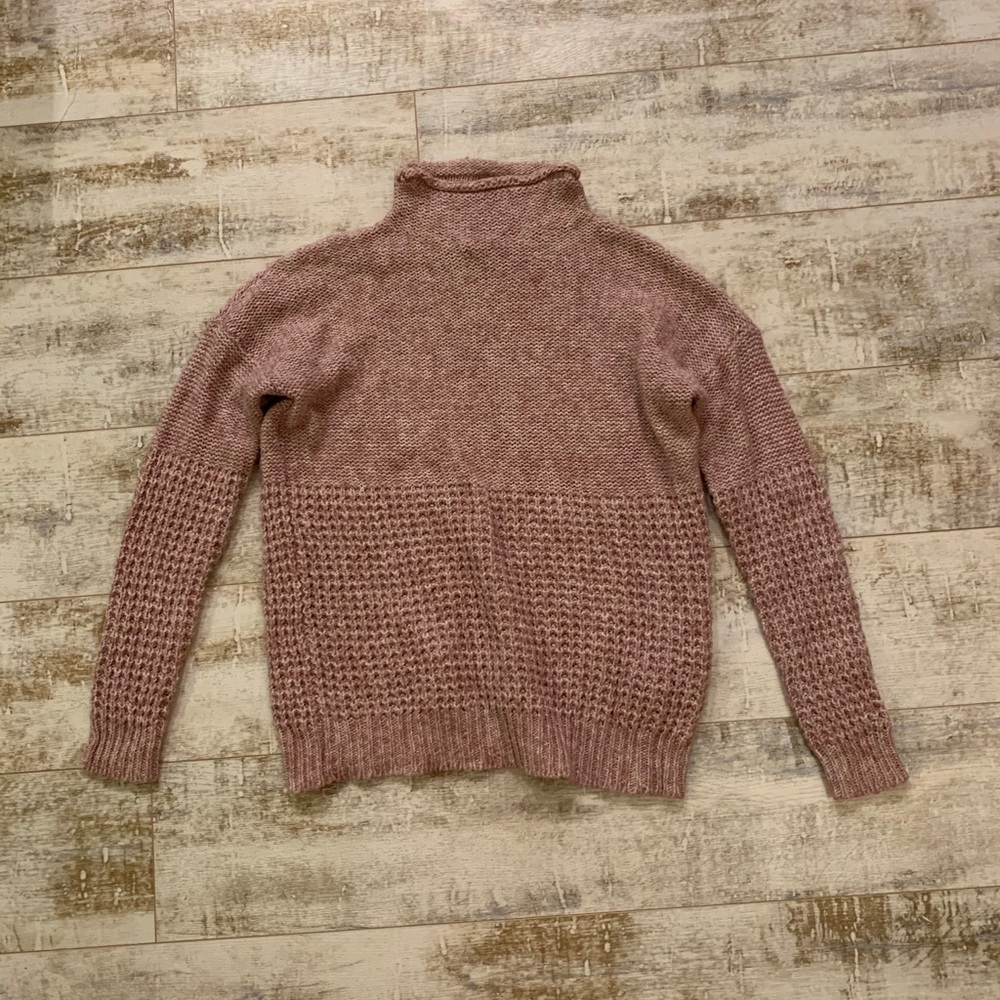 mock neck sweater